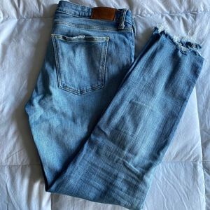 Zara ripped skinny jeans